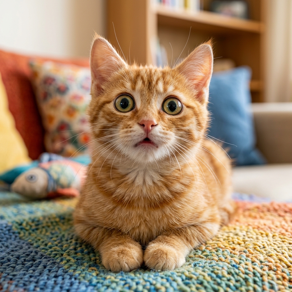 Surprised Cat Face